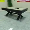 Máquina de Air Hockey de Mesa, Mesa de Air Hockey com Suspensão a Ar, Resistente a Arranhões, Tipo Dobrável em Pé, Padrão Adulto