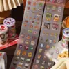 Cinta troquelada transfronteriza ZABC, serie de comidas matutinas y vespertinas, decoración para diario de estilo de vida alimentario, 4 diseños a elegir para DIY