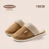 Pantuflas de algodón Rogue Rabbit para mujer, nuevo estilo otoño/invierno 2026, antideslizantes para interiores, ligeras, a la moda y cálidas pantuflas de invierno para hombre