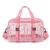 Bolsa de Viagem Transparente Amazon Transfronteiriça Grande Capacidade Bolsa de Viagem de PVC Transparente Bolsa Transparente para Armazenamento Fitness Bolsa de Praia