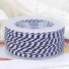 Hilo de algodón de colores, hilo de algodón tejido de poliéster multicolor, hilo especial para joyería hecha a mano y trabajos con cuentas, carretes pequeños de poliéster, suministro en lote mixto