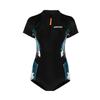 Momasong Roupa de Banho Feminina Conservadora Peça Única Manga Curta Nova Slim Fit Cobertura da Barriga Efeito Emagrecedor Roupa de Banho Profissional para Treinamento