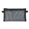 Estilo Minimalista sin Estampar Gasa Transparente Estuche para Lápices Estilo Japonés Simple ins Gran Capacidad Bolsa de Papelería para Exámenes Estudiante para Hombres y Mujeres