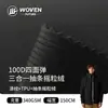 Entrega Directa de Fábrica de Tela para Chaqueta de Poliéster Elástica en Cuatro Direcciones, Compuesta de Tres Capas, Rayada, de Forro Polar, Impermeable y Cálida