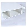 Material de valla de perfil de PVC Viga de valla Perfil extruido de 2x6 pulgadas Blanco Resistente al envejecimiento Resistente al impacto
