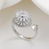 Anillo de Luz Giratorio Popular para Dedo en TikTok Lujo Nicho Personalidad Moda Alto Sentido Anillo de Apertura Giro