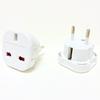 Plug Conversor Britânico para Europeu de Cobre Puro Adaptador de Segurança com Porta Padrão Europeu para Padrão Britânico Adaptador Padrão Europeu para Padrão Britânico