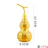 Calabaza de Cien Bendiciones de Latón, Calabaza de Cobre, Decoración para Oficina en Casa, Decoración Zen, Artesanías de Cobre, Hecho a Mano