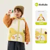 Abrigo infantil Dudu antiestático para otoño, tops para niños, ropa de otoño, ropa para niñas, lindo sombrero mágico, moderno