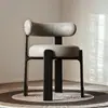 Silla Hiroshima minimalista nórdica, silla de comedor de madera maciza para el hogar con respaldo, moderna para comedor, estudio, oficina, escritorio de ocio