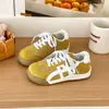 Tênis de treino Agande super bonitos femininos 2026 novo estilo malha vermelha respirável salto oculto sapatos femininos tênis esportivos casuais