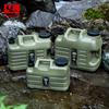 Cubo de viaje autónomo para exteriores, cubo de almacenamiento doméstico, cubo para acampar, cubo para beber agua pura, cubo cuadrado de PE