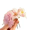 Pasador de Flor de Tela y Mariposa, Estilo Pastoral, Fresco, Dulce, Elegante, Pasador Versátil, Accesorio para el Cabello de Nicho Inspirado en el Diseño