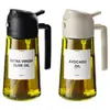 Botella Portátil de Aceite en Spray, Botella de Aceite de Vidrio de Doble Propósito para Rociar y Verter, Botella de Aceite en Spray con Niebla Libre de Aceite para Cocina del Hogar
