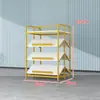 Estantería de exhibición para tienda de textiles para el hogar, juego de cuatro piezas, soporte de exhibición para edredón, almohada, ropa de cama, estantería de isla de doble cara para tela