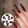 Venta al por mayor Año Nuevo Ankela Rojo K9 Pedrería para Uñas Ovaladas Rectangulares Irregulares Corazón Accesorios de Decoración de Uñas Decoraciones de Uñas DIY