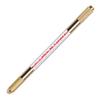 Bolígrafo de bordado de cristal de doble punta con pedrería dorada, bolígrafo para cejas estilo coreano, bordado multifuncional, bolígrafo hecho a mano, otros trabajadores de la belleza