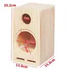 Caja Vacía de Madera Maciza 4 pulgadas 5 pulgadas 6.5 pulgadas 8 pulgadas Caja Vacía para Altavoz Caja de Estantería de Madera de Dos Vías Altavoz de Laberinto de Rango Completo