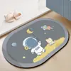 Diatom Mud Banheiro Absorvente Tapete de Piso Luz de Vaso Sanitário Tapete Antiderrapante de Luxo Porta de Entrada de Secagem Rápida Tapete de Pé Tapete de Porta de Vaso Sanitário