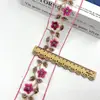 Nuevo Hanfu de Organza Bordado Encaje Estilo Étnico Retro Ropa Accesorios de Encaje Ancho de 5.5 CM