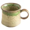 Alça roscada, xícara de café queimada em forno, caneca de cerâmica, para uso doméstico, no escritório ou pessoal, xícara de chá, xícara para chá da tarde
