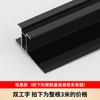 Tablero de 9 mm tira de cierre en forma de I chapa de madera aleación de aluminio baldosa cerámica tira de cierre esquina macho línea de esquina línea decorativa