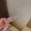 Pinza Lateral de Pala de Diamantes Completa de Alta Gama Pasador de Pedrería de Moda Clip para Flequillo de Moda Coreana Nuevo Accesorio para el Cabello
