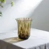 Venta al por mayor de fabricantes Tazas de Vidrio de Puntos Multicolor Personalizadas Estilo Retro Europeo y Americano Tazas de Cóctel Tazas de Vidrio para Jugo en Casa