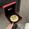 Pastel de Oro Puro 999 50Mg Princesa Por Favor Hazte Rica Mamá Te Amo Pastel de Oro Regalo del Día de la Mujer Artesanías de Oro