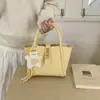 Bolsa Texturizada Tendência de Moda 2026, Bolsa de Ombro Transversal Casual e Simples, Design de Nicho, Bolsa Saco Feminina Personalizada