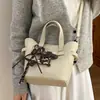 Bolso de Mano con Textura de Lichi para Mujer 2026 Nuevo de Moda Otoño Retro Versátil Bolso de Hombro para Viajes Cotidianos Bolso Cruzado Tipo Cubo