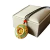 Colar banhado a ouro vietnamita com pingente de Buda, um design natural popular, pingente genuíno e personalizado para mulheres