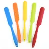 Espátula de Silicona Estándar Europeo Juego de Cuatro Piezas Herramientas para Hornear Espátula Integrada para Crema Set Raspador de Pasteles para Cocina Casera