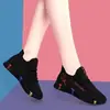 Zapatos de Tela Transpirables Cuadrados Estilo Nuevo Beijing con Suelas Suaves, Zapatos Casuales Antideslizantes, Zapatos Deportivos para Mamá, Zapatos Casuales para Caminar para Mujer, Zapatos de Vestir