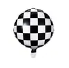 Globo de Película de Aluminio Ágata 4D de 22 Pulgadas Papel de Aluminio Negro Dorado Boda Día de San Valentín Fiesta Fiesta de Cumpleaños Decoración Venta al por Mayor Transfronteriza