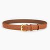 Cinturón de piel auténtica con hebilla para mujer, estilo retro, informal y versátil, con hebilla japonesa para vaqueros y cinturón decorativo.