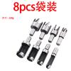 8PCs Cork broca de alta dureza redonda haste de madeira abridor de furo broca mão furadeira elétrica tomar log plug conjunto de ferramentas