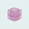 Ímãs Magnéticos Transparentes, Blocos Quadrados Magnéticos, Quebra-Cabeça Magnético Forte Seis Lados, Blocos de Construção Magnéticos, Peças Magnéticas