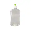 Botella de Plástico Transparente 500ml, Botella para Mopa con Agua Floral, Botella de Líquido Limpiador de Pisos 500ml