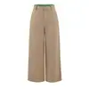 Calça Casual Fashion de Cintura Alta Estilo Old Money para Mulheres Nova Primavera 2026 Linho Vintage Solta Emagrecedora Reta Calça Esportiva
