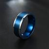 Moda europeia e americana novo anel aristocrático elegante de alta qualidade preto com fenda sala colorida masculino dominador fabricantes para venda