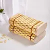 Almohada de Bambú de Verano para Protección del Cuello y Ayuda para Dormir, Almohada de Bambú Hueco Tejida a Mano, Individual, Transpirable, Ventilada, Firme