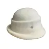 Elegante sombrero de lana estilo Hepburn francés para mujer, otoño e invierno, con un toque sofisticado y de alta gama, gorro de pescador tejido, cálido y elegante