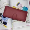 Billetera Larga Retro Popular de Gran Venta para Mujer, Billetera Versátil de Moda con Múltiples Ranuras para Tarjetas, Portatarjetas de Gran Capacidad, Multifuncional R