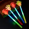 Dia das Crianças Adereços de Performance Luminosos Bastão Fluorescente Bastão de Suporte para Shows Estrela de Cinco Pontas Bastão de Menina Adereços de Torcida