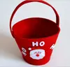 Bolsa de Fieltro Navideña Estilo Tiktok Transfronteriza, Bolso de Mano de Fieltro Creativo para Regalo de Nochebuena para Niños