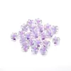 Contas Acrílicas Coloridas Transparentes, Contas Espaçadoras de Florzinhas Pequenas, Contas para Pulseira DIY Feitas à Mão, Acessórios para Joias