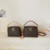 Nova Bolsa Feminina Monograma Europeu Americano Estampa Retrô Pequena Quadrada Versátil Moda Grande Capacidade Ombro Transversal