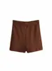 En Stock Pantalones Cortos de Fitness para Mujer Estilo Europeo y Americano 2025, Levanta Glúteos, Ajustados, Delgados, Mallas de Tres Cuartos, Anti-Exposición