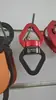 Mosquetão Giratório 30kN Anti-Embaraços Mosquetão Giratório Universal Conector Giratório de Alta Resistência Tecidos para Yoga Aéreo